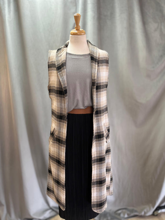 Kim Coat Brick Black Check (Size XS/S&L/XL)
