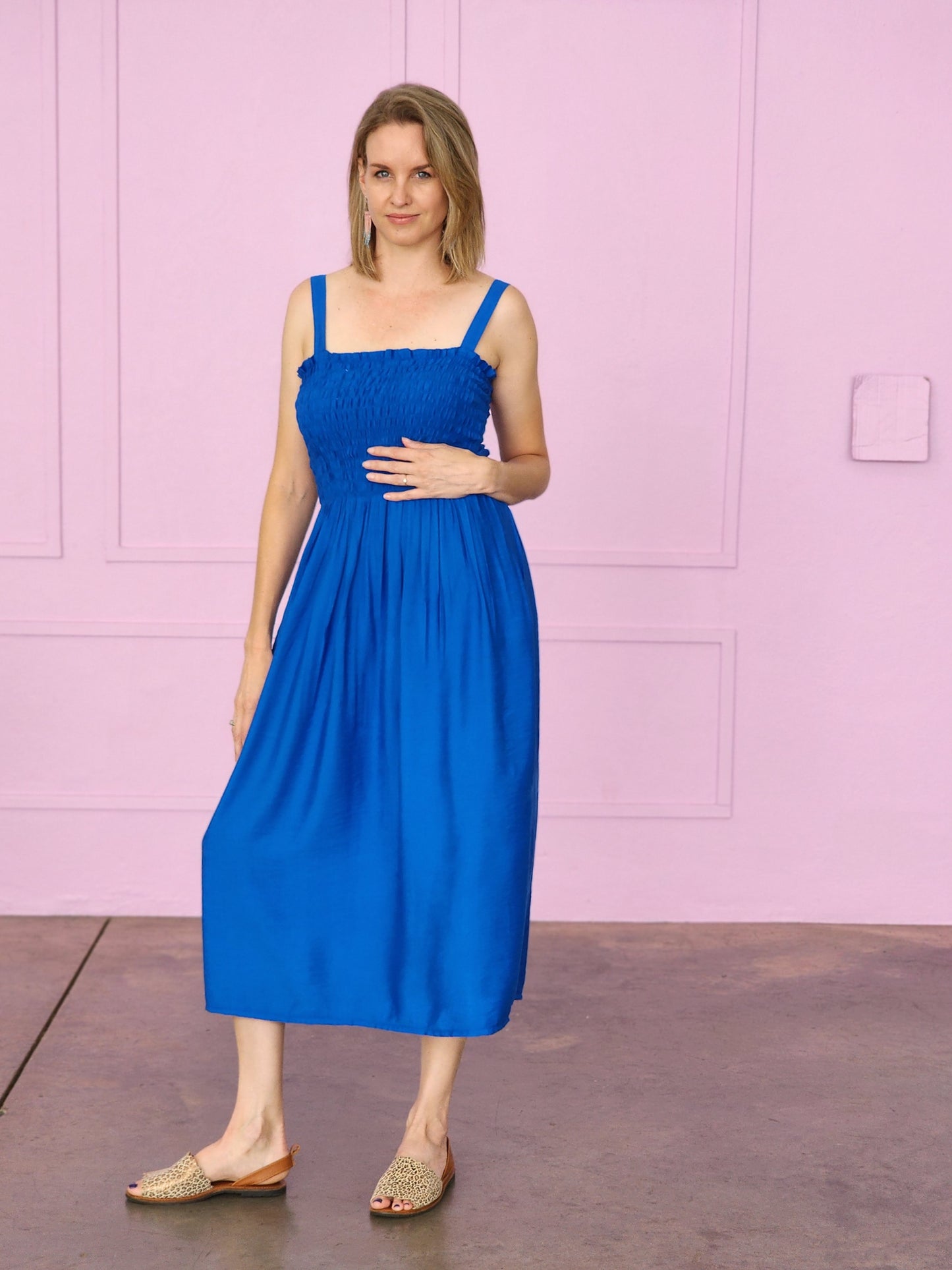 Bella Dress-Skirt Blue