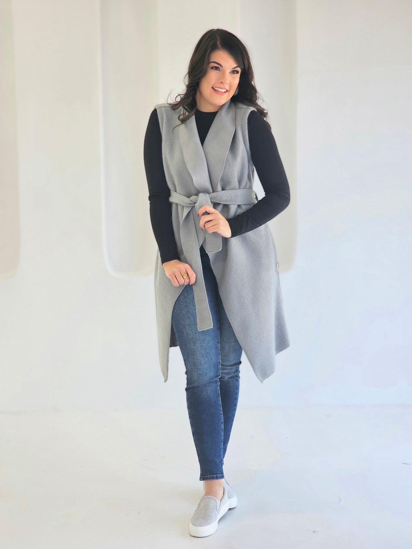 Ella Coat Silver Brushed