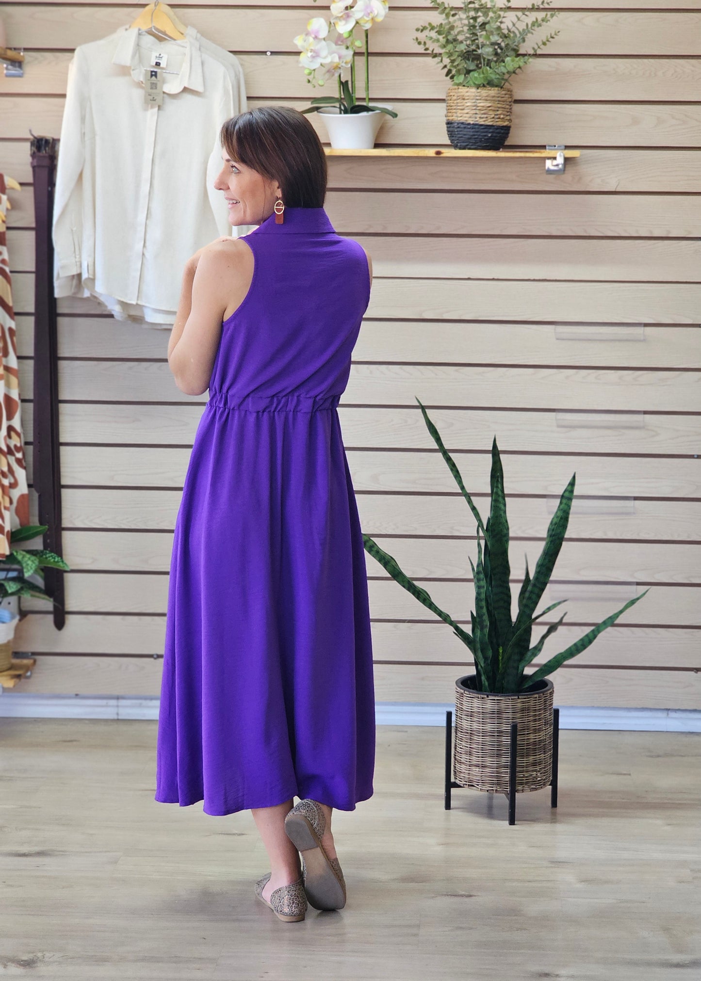 Florance dress Plum