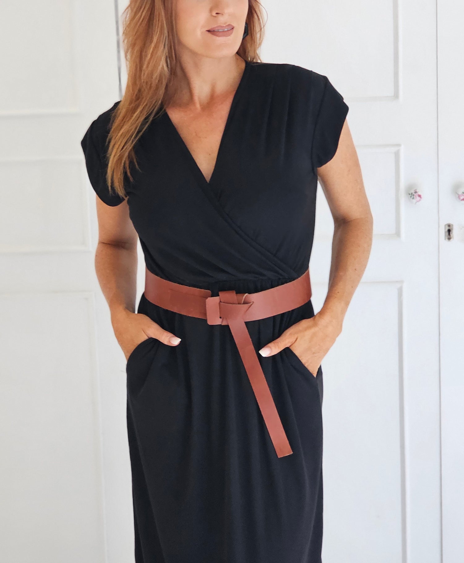 Luna Dress Black Maxi