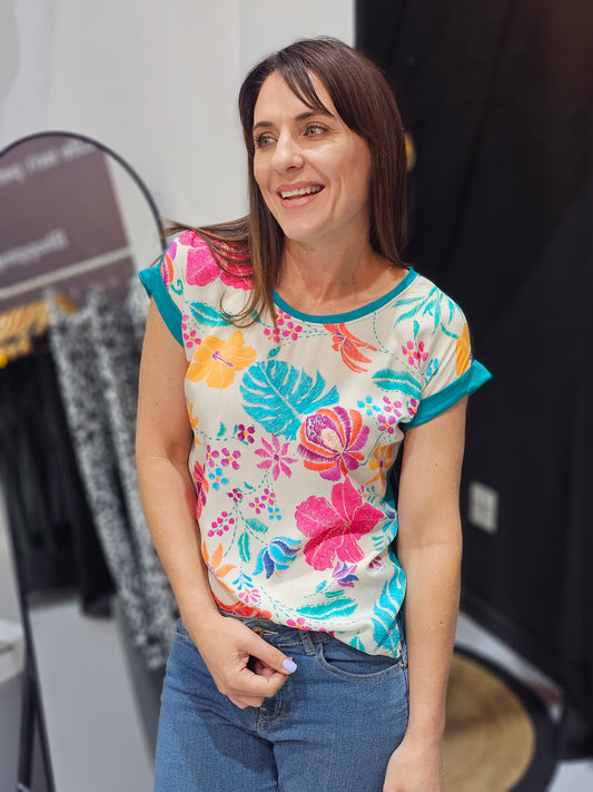 Simone Hawaiian Floral