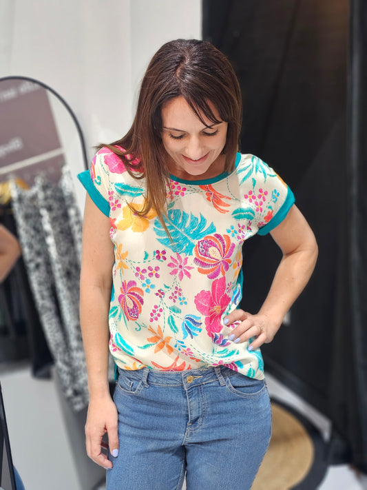 Simone Hawaiian Floral