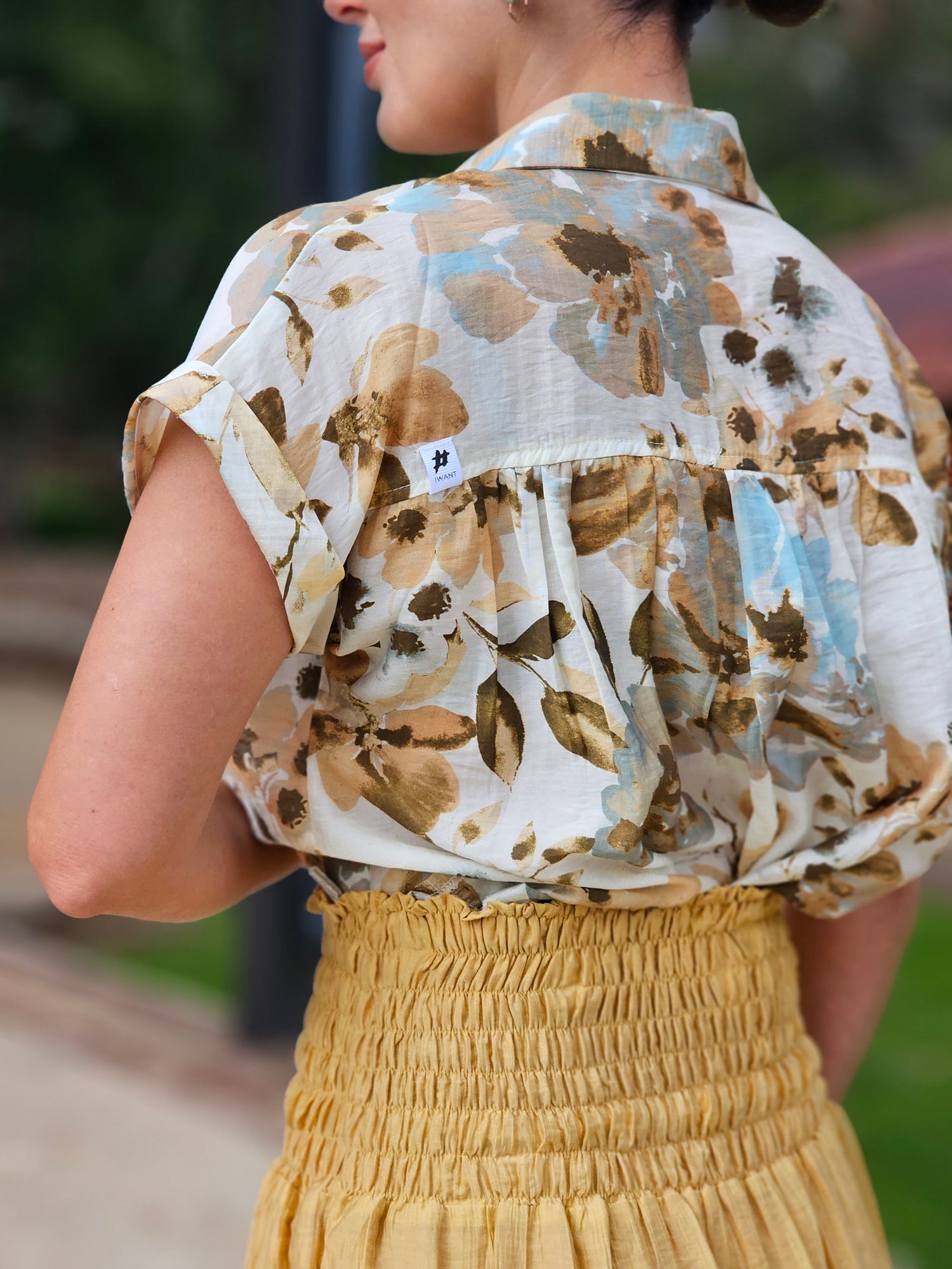 Hazel Blouse Desert Floral