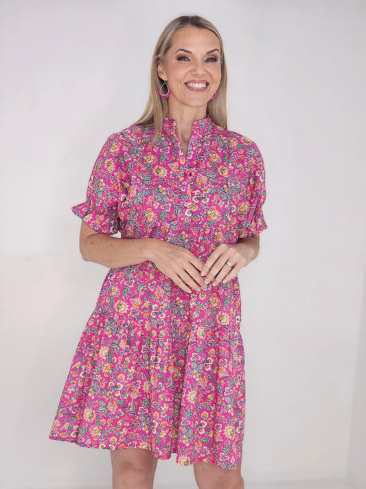Erica Dress Fuchsia