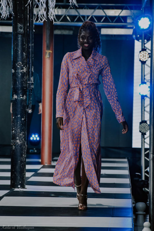 Fashion Show Purple Trench Coat (Size S)