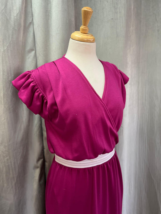 Fashion Show Purple Maxi Dress (Size S)
