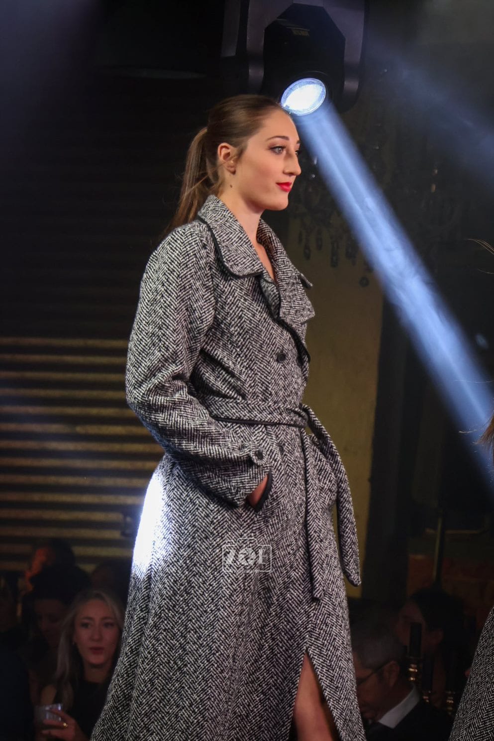 Fashion Show Marie Maxi Trench coat (Size M)