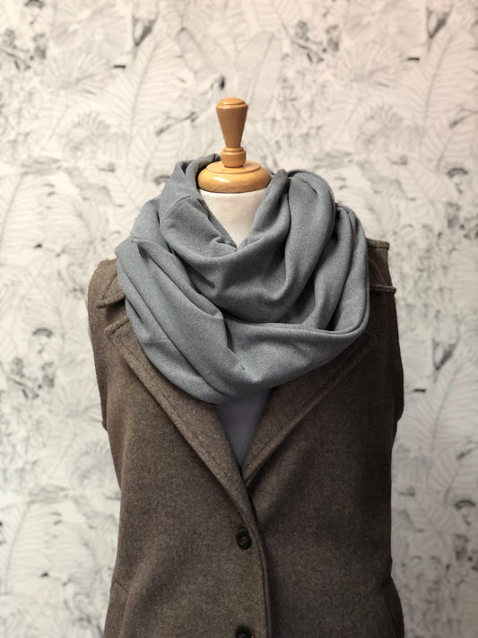 Snoods Scarf Plain Silver