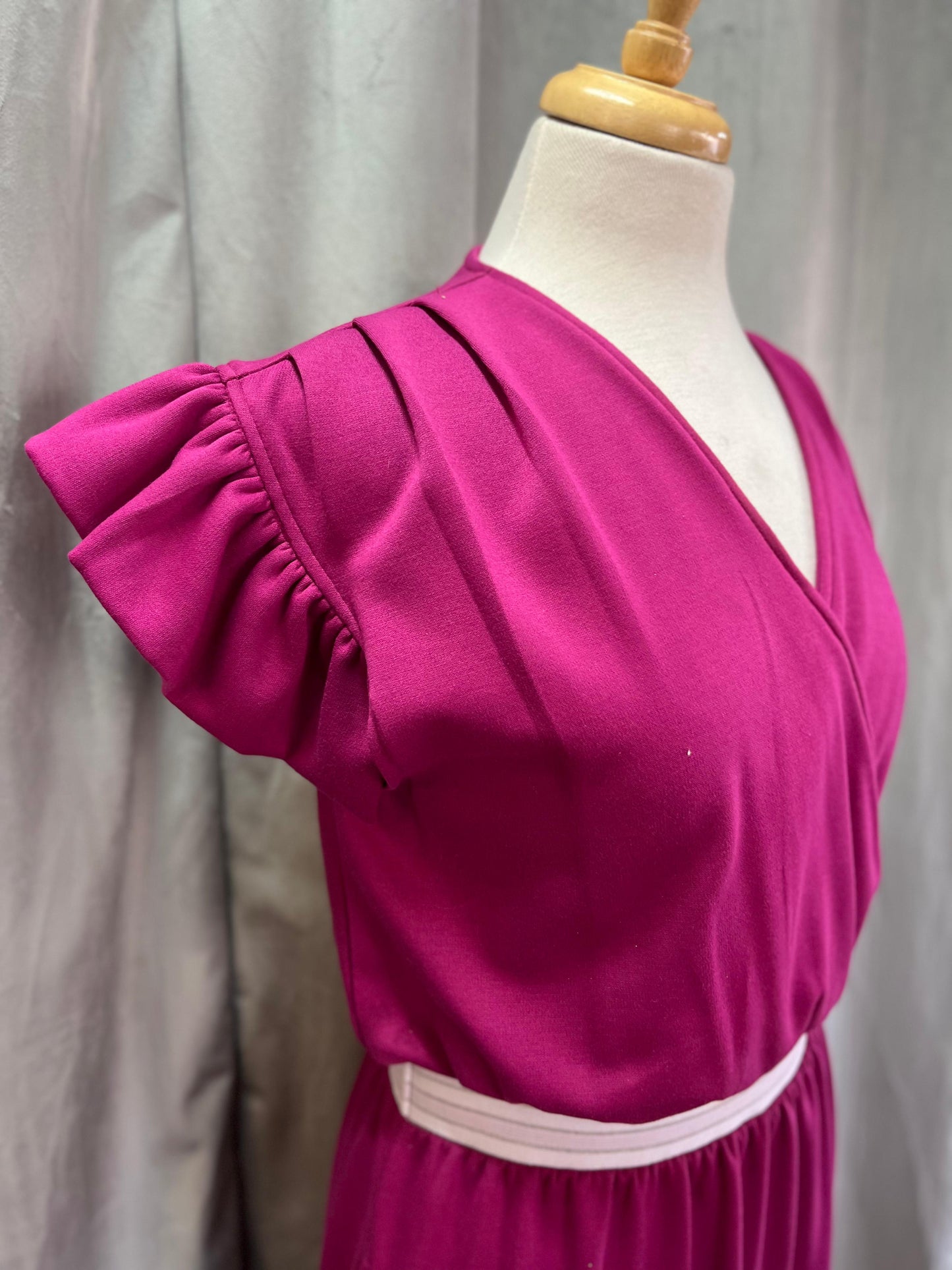 Fashion Show Purple Maxi Dress (Size S)