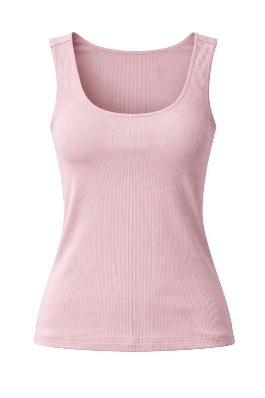 Cari Vest Pink Bamboo