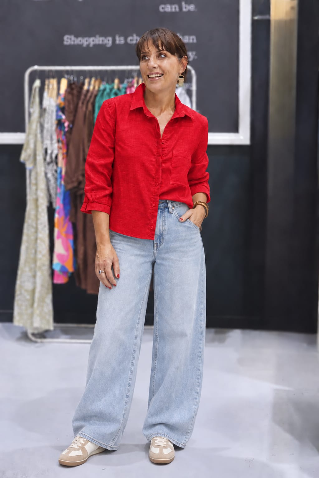 Breath Blouse Scarlet Red Pre-Order