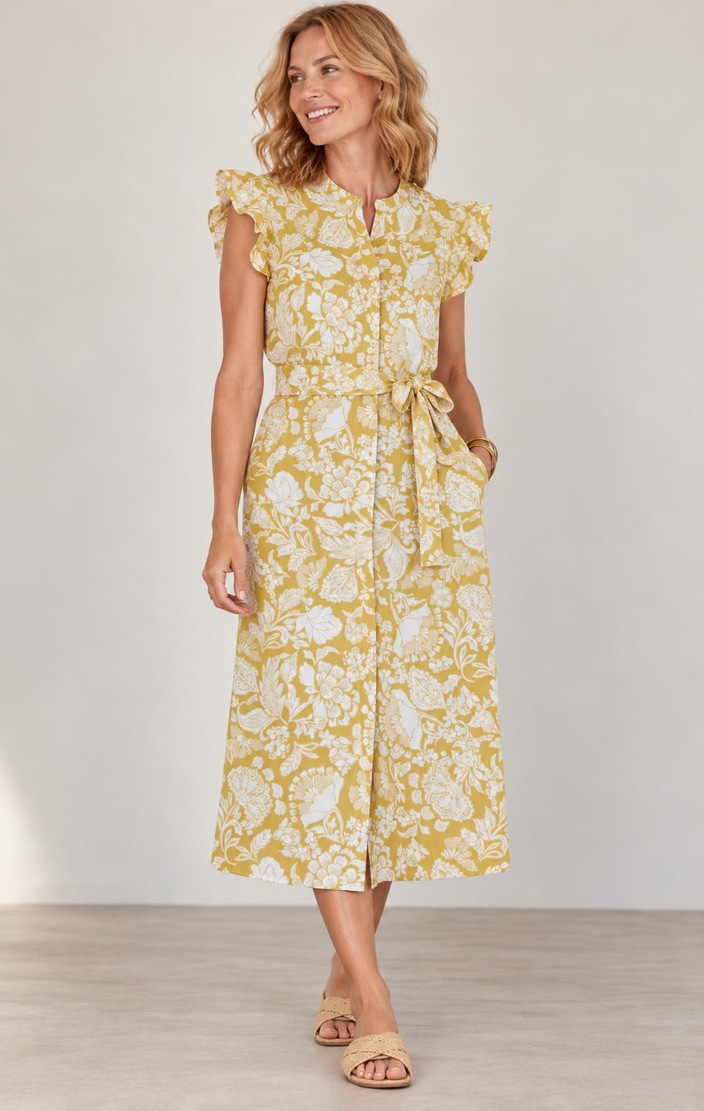 Adeline Maxi Butter Floral