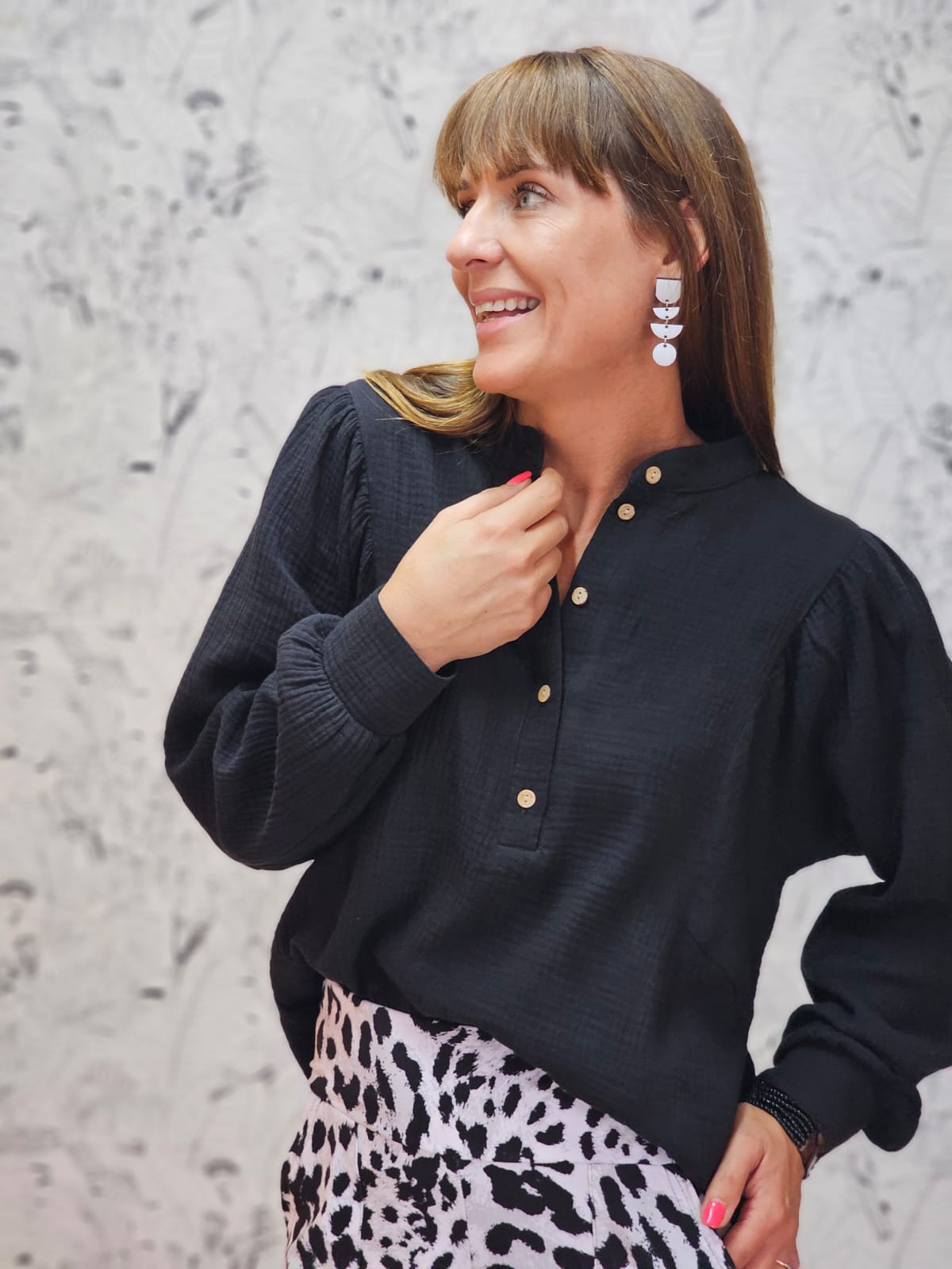Bianca Blouse Black