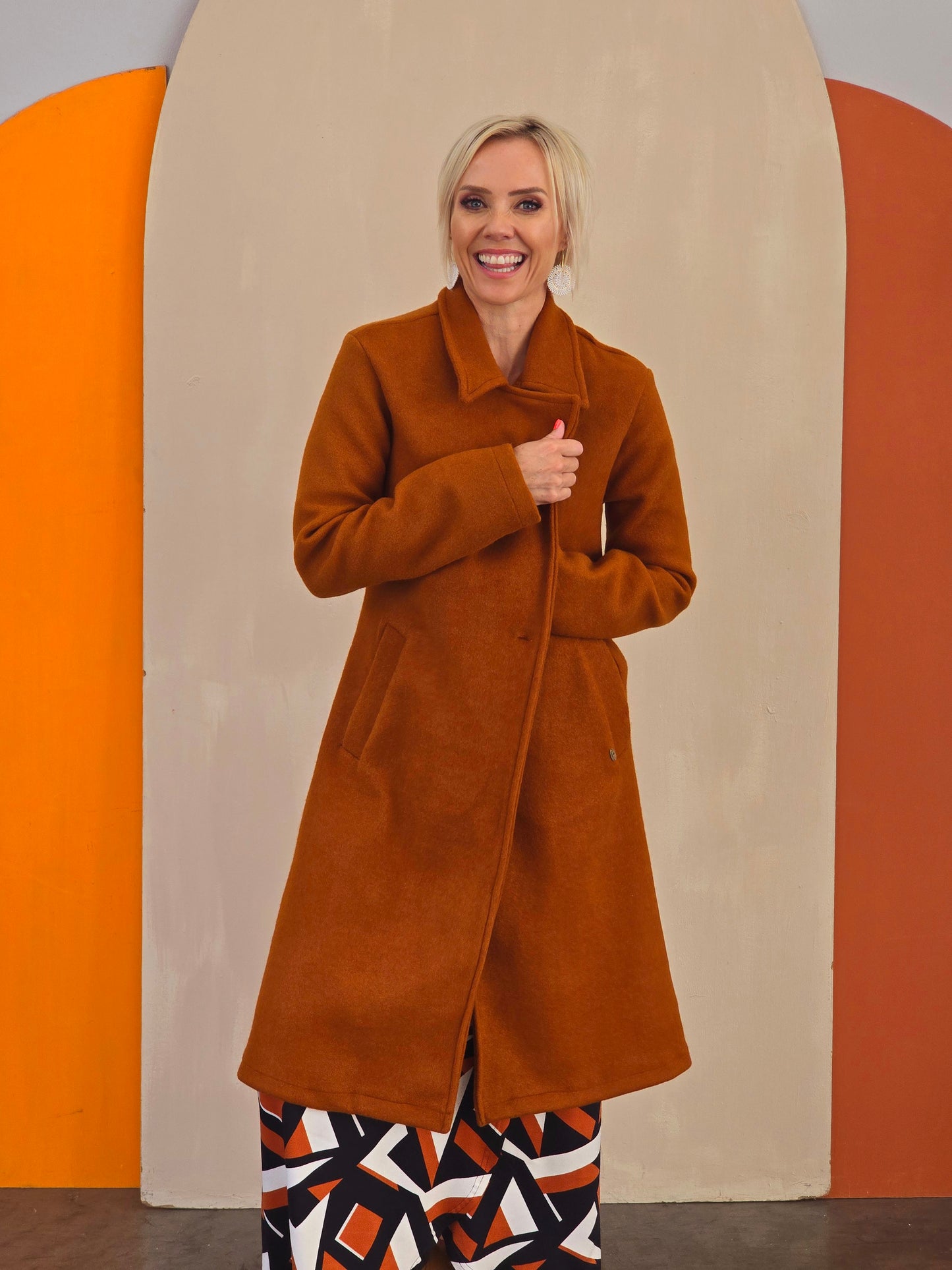Jane Coat Cinnamon