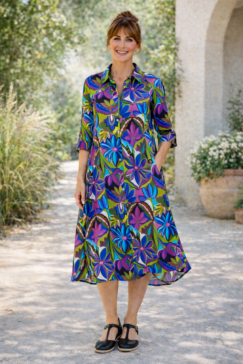 Savannah Dress Purple Bazaar