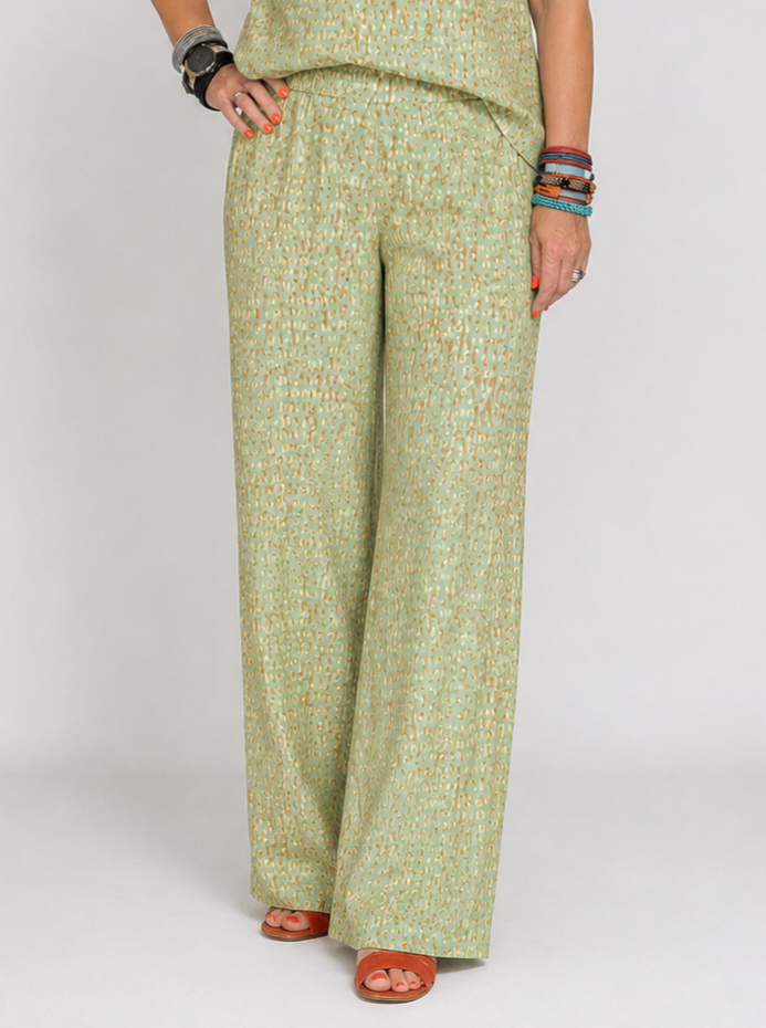 Sandra Pants Mint Safari