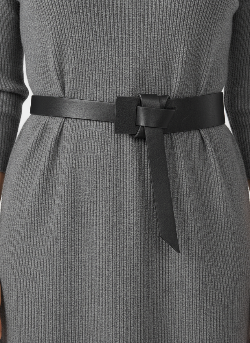 Rochelle Wrap Belt Black 50mm