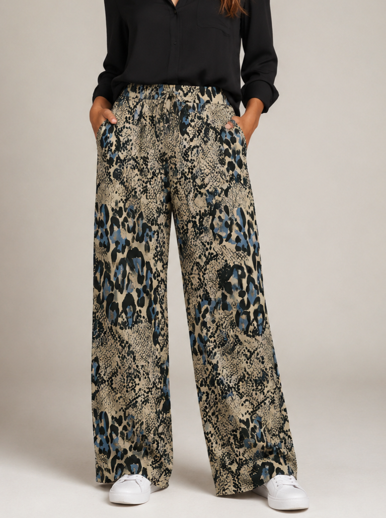 Sandra Pants Pebble Panther
