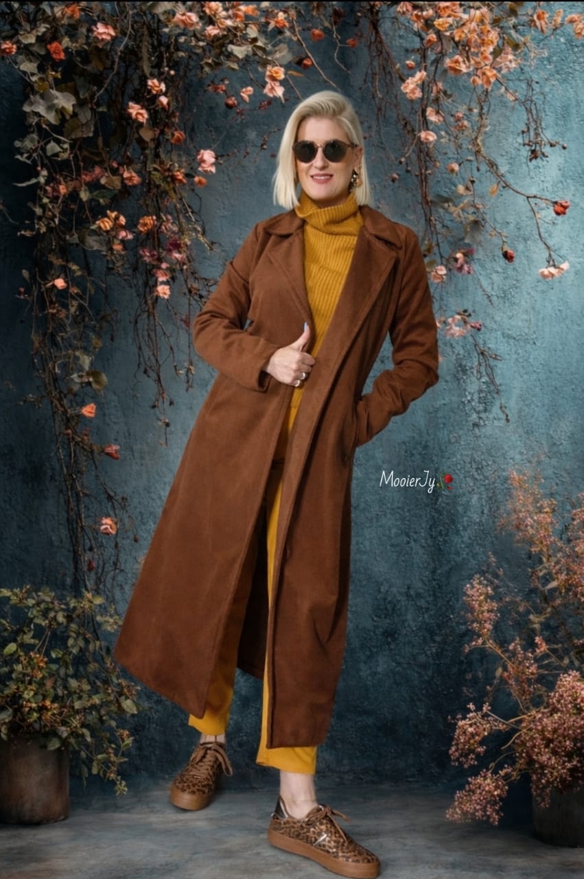 Jane Coat Maxi Chocolate