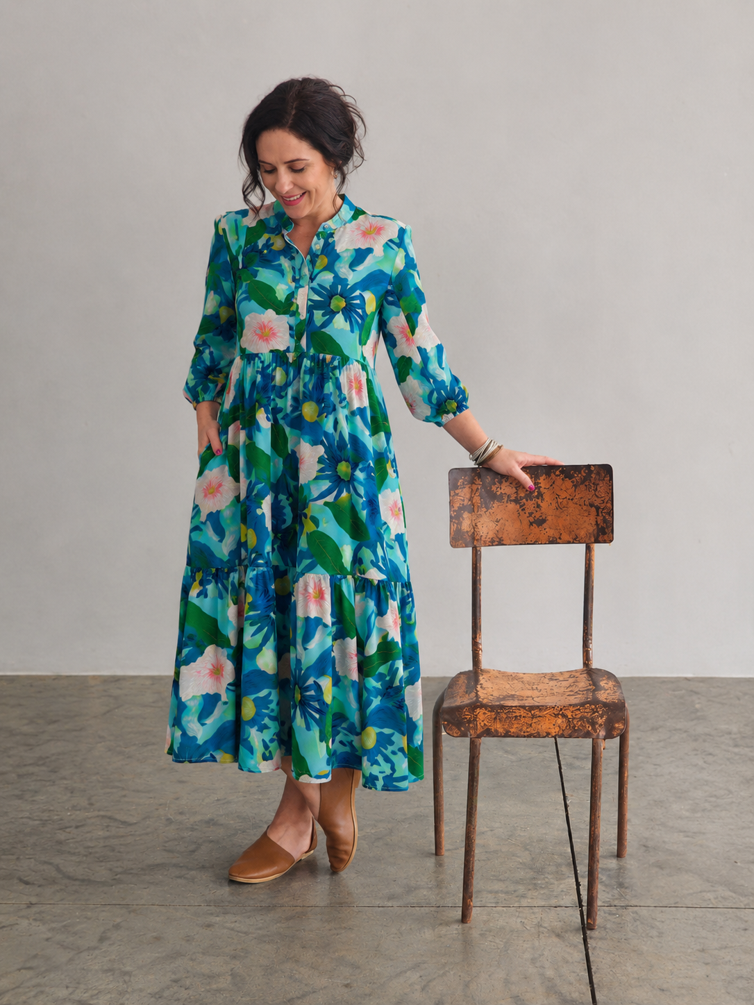 Gianni Dress Lagoon