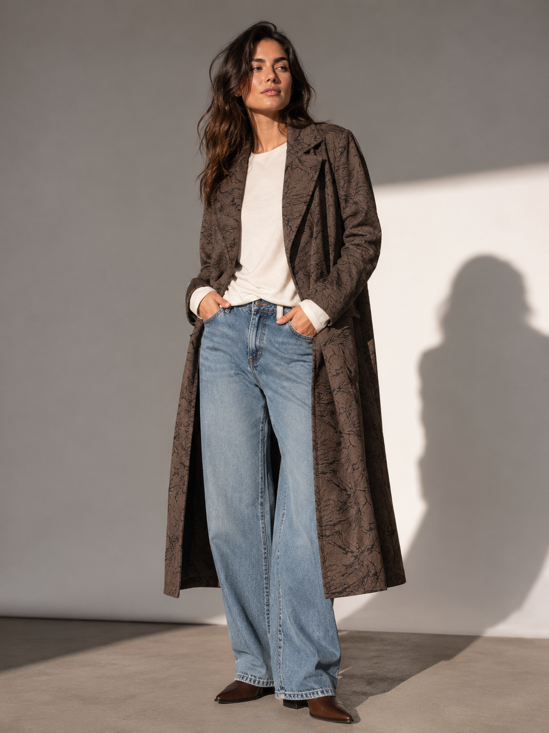 Jane Coat Maxi Espresso