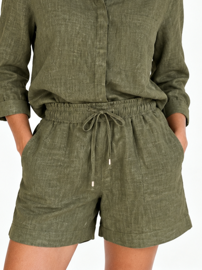Harvest Shorts Olive Moss