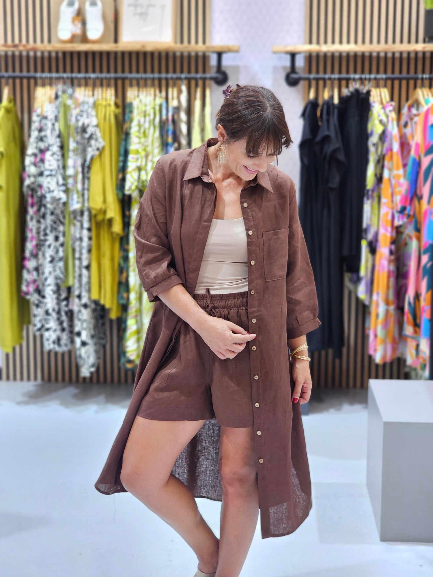 Drift Dress Chocolate