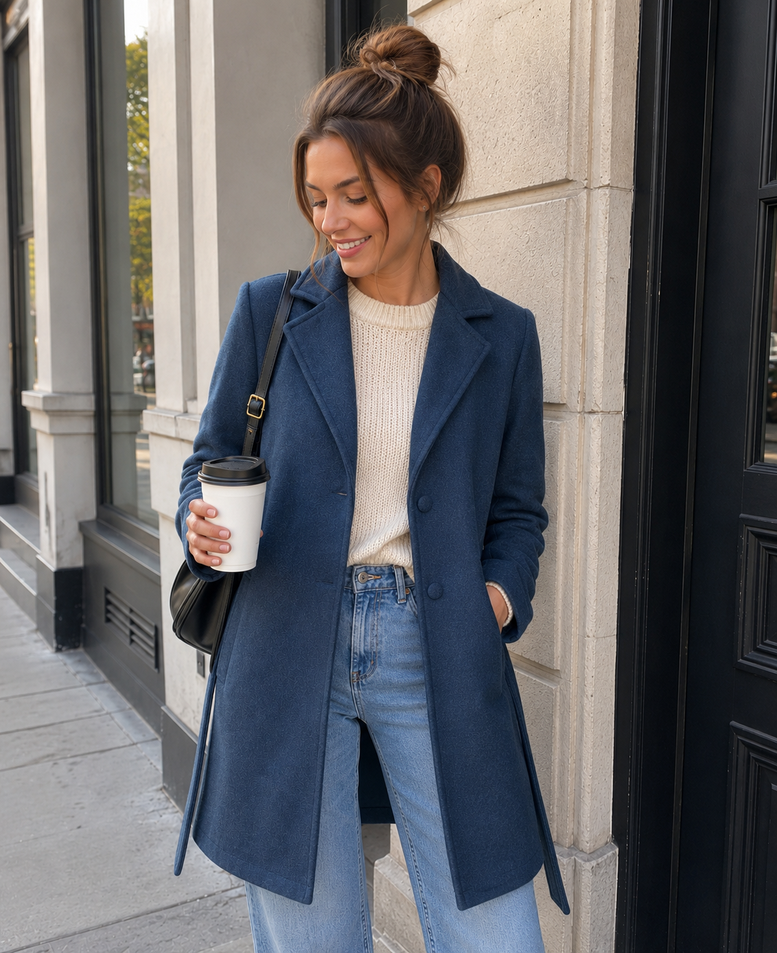 Maddison Mini Coat Indigo