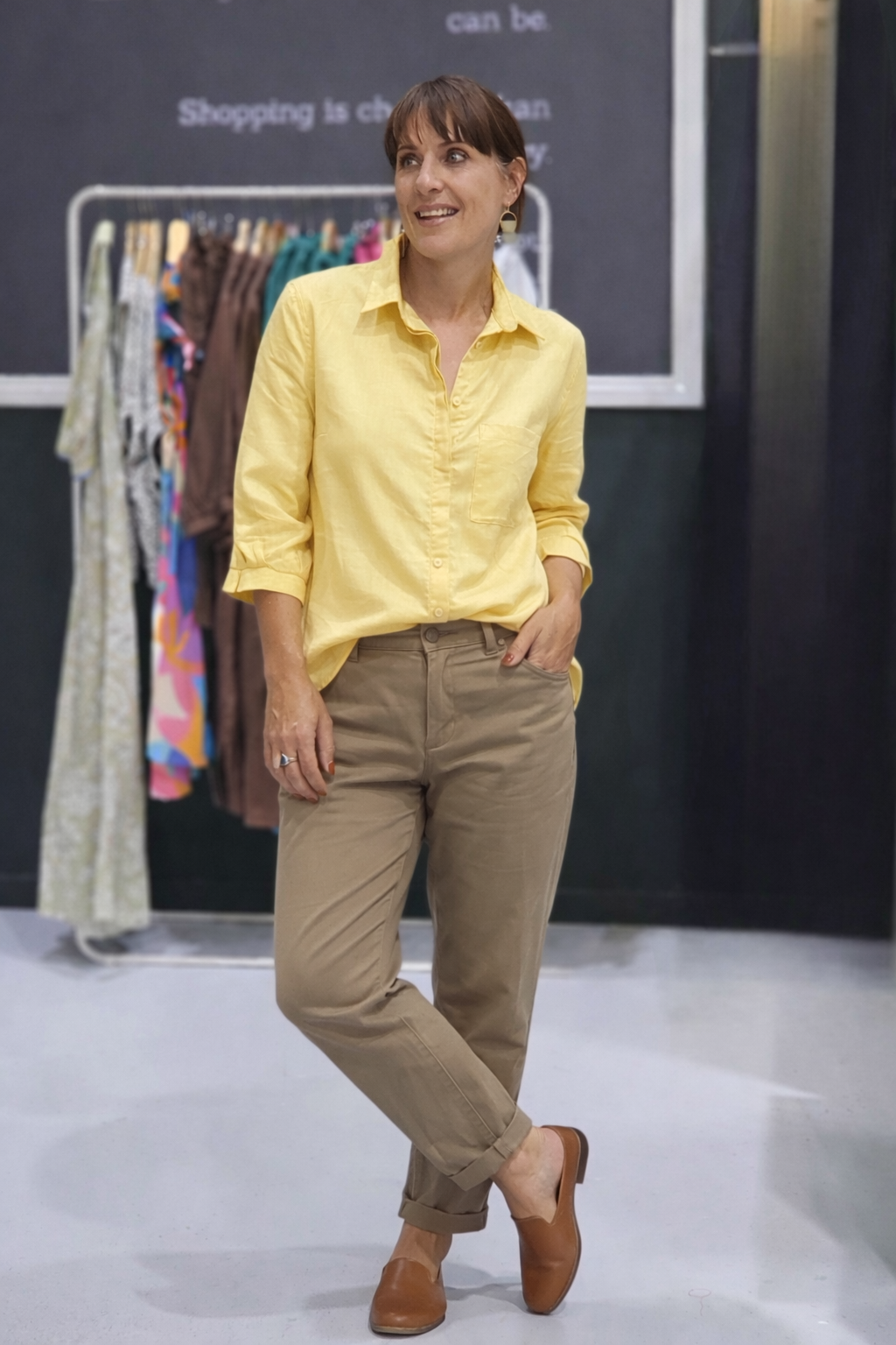 Breath Blouse Maize Pure Linen