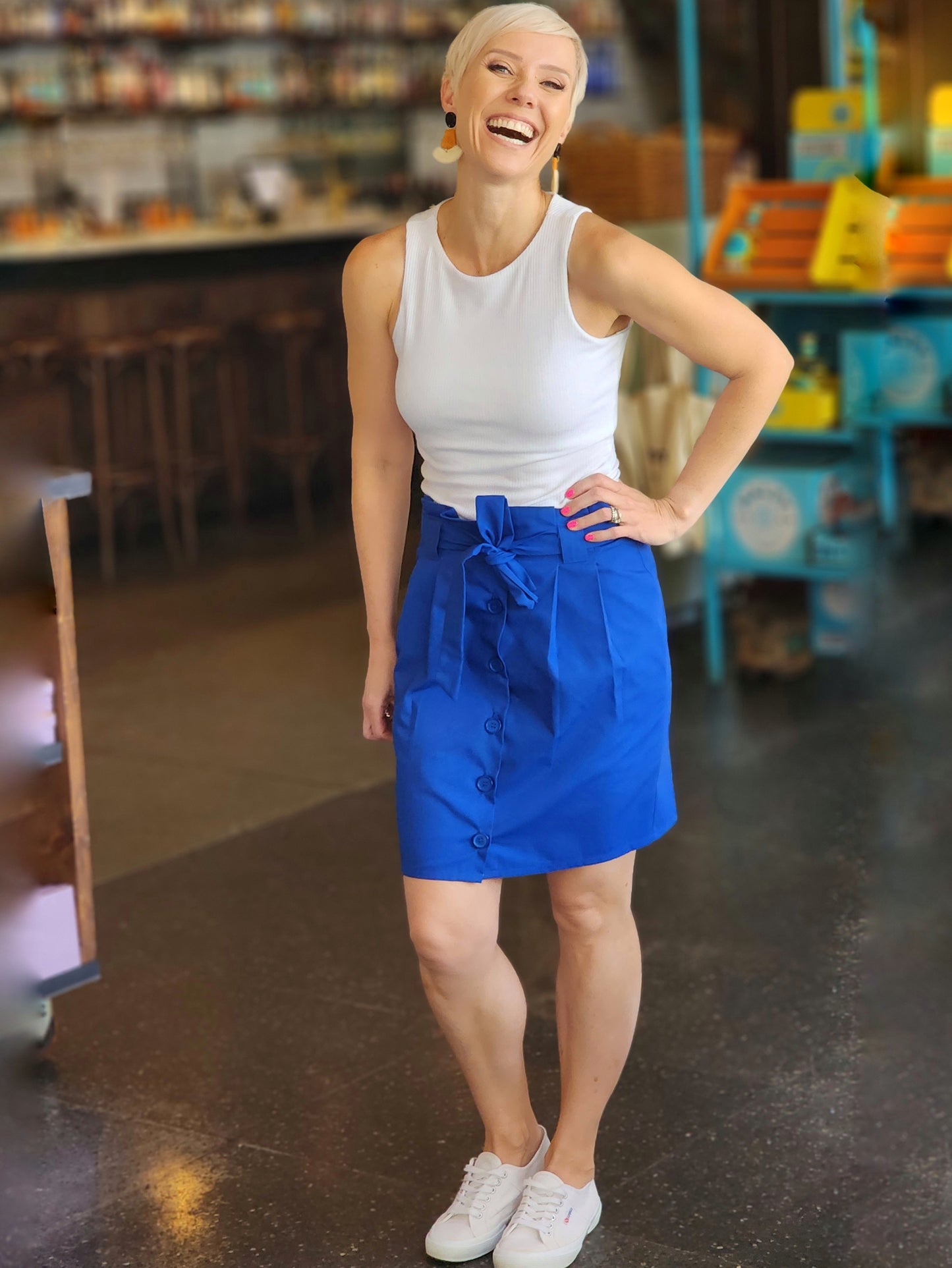 Mia Royal Blue Skirt
