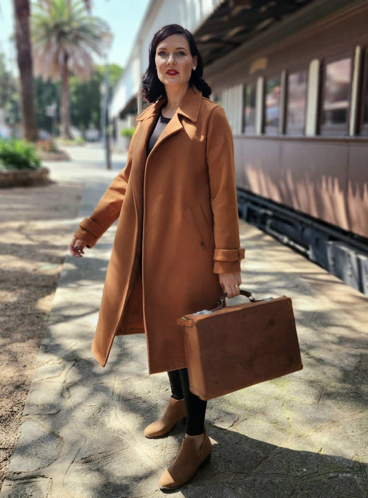 Jane Coat Tailored Camel (Size S and L only)