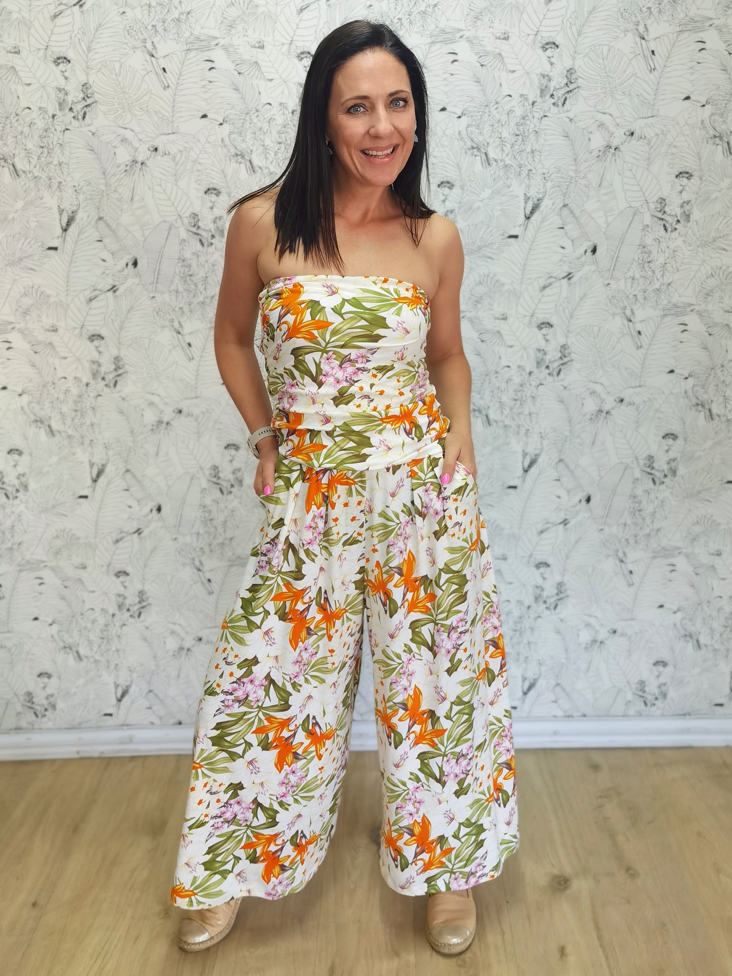 Maddy Lilly Jumpsuit (Size XL only)