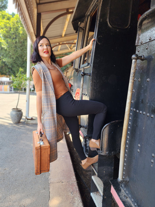 Kim Coat Checkered
